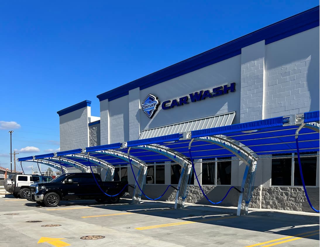 A Century Express Carwash storefront